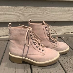 Blush Faux Timberlands from H&M’s Divided Line